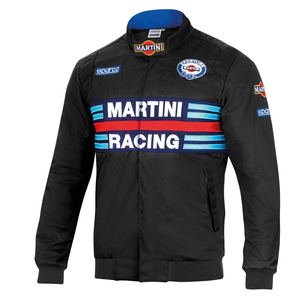 Jacka för vuxna Sparco Martini Racing Svart M