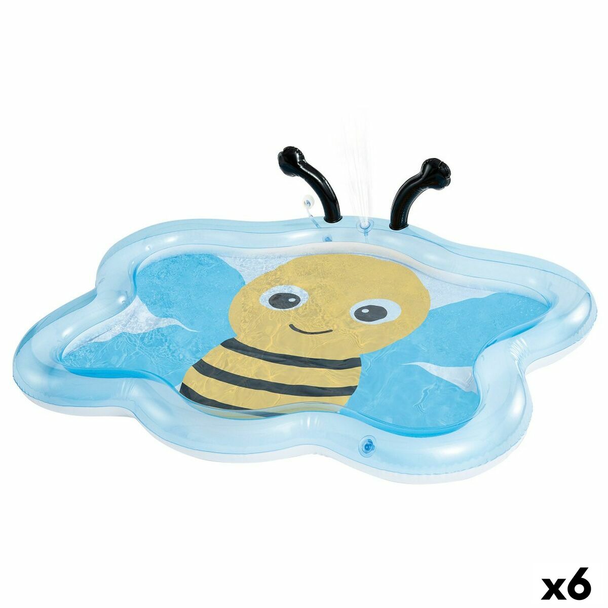 Uppblåsbar plaskpool för barn Intex Bi 56 L 127 x 102 x 28 cm (6 antal) - 6
