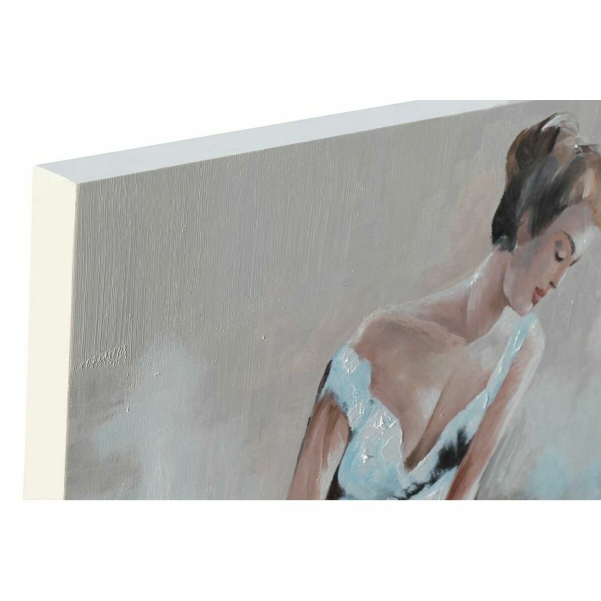 Kanvas DKD Home Decor Kanvas Trä MDF 70 x 2,8 x 100 cm - 3