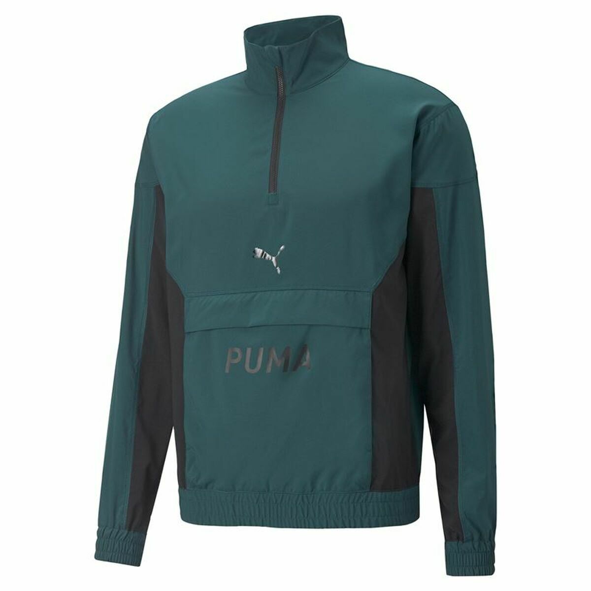 Tröja utan huva Herr Puma Fit Woven Training Grön - 10