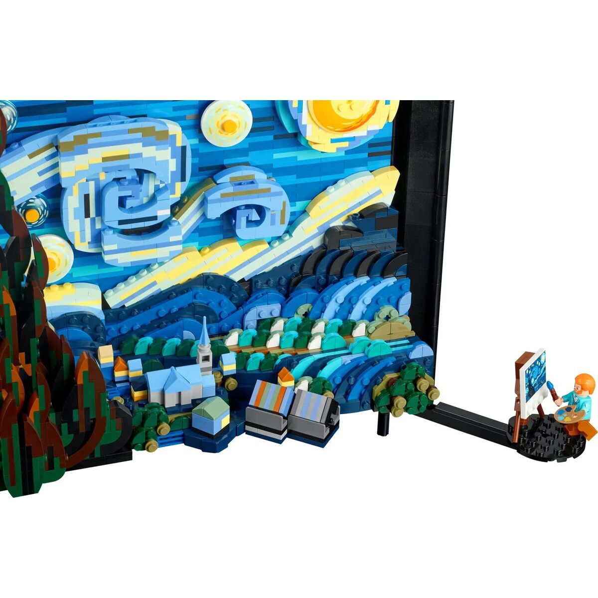 Playset   Lego The Starry Night - Vincent Van Gogh 21333         2316 Delar 38 x 28 x 12 cm - 4