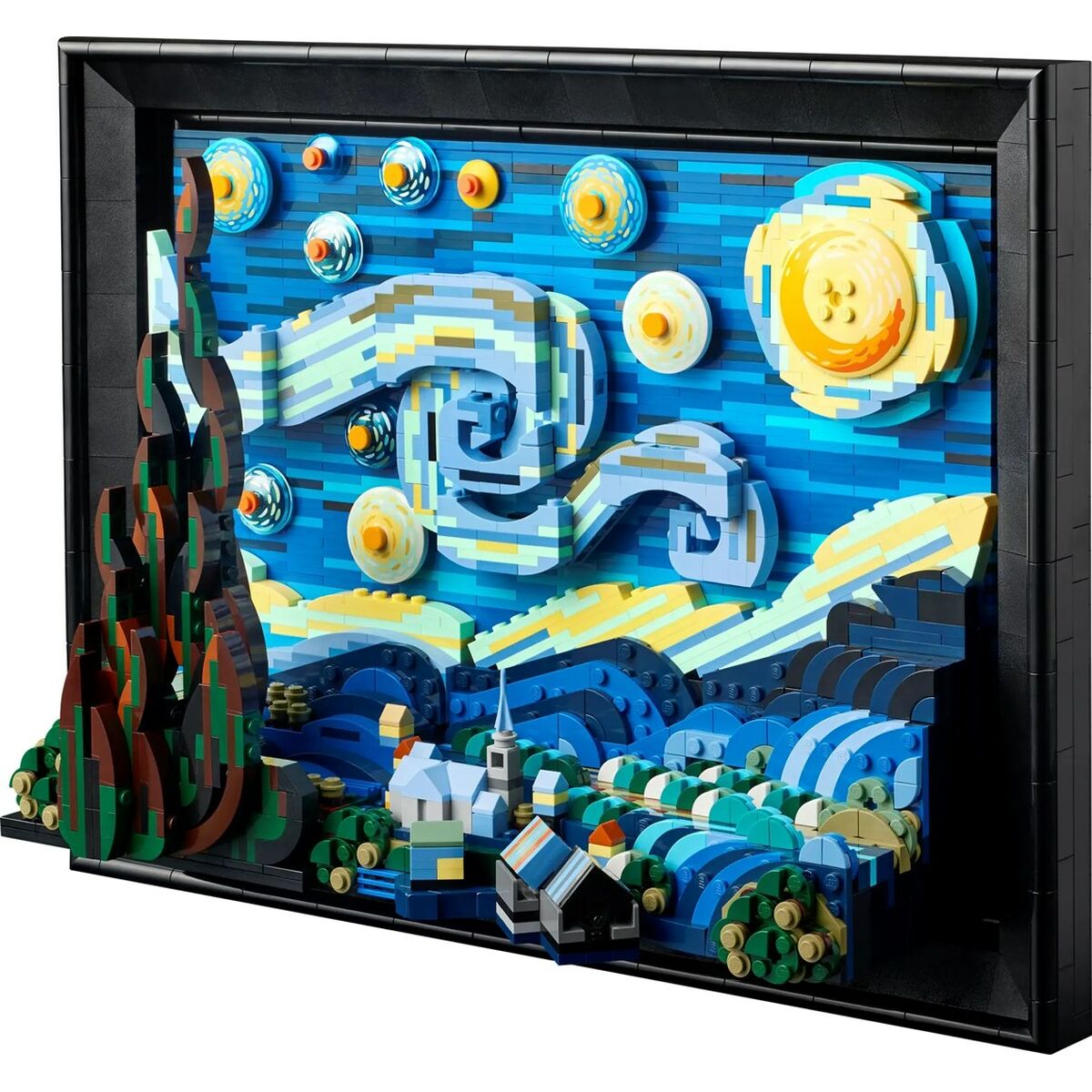 Playset   Lego The Starry Night - Vincent Van Gogh 21333         2316 Delar 38 x 28 x 12 cm - 6