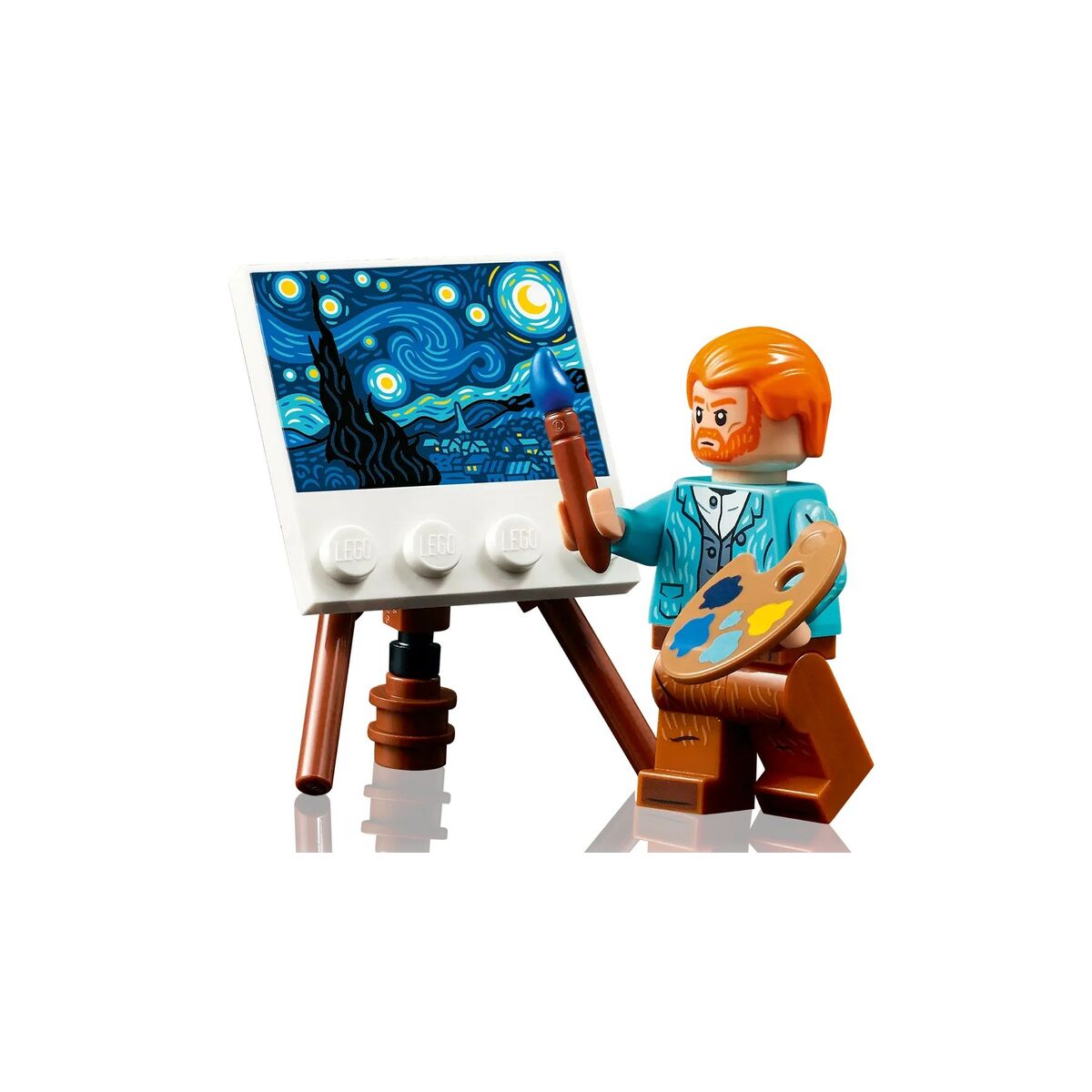 Playset   Lego The Starry Night - Vincent Van Gogh 21333         2316 Delar 38 x 28 x 12 cm - 7