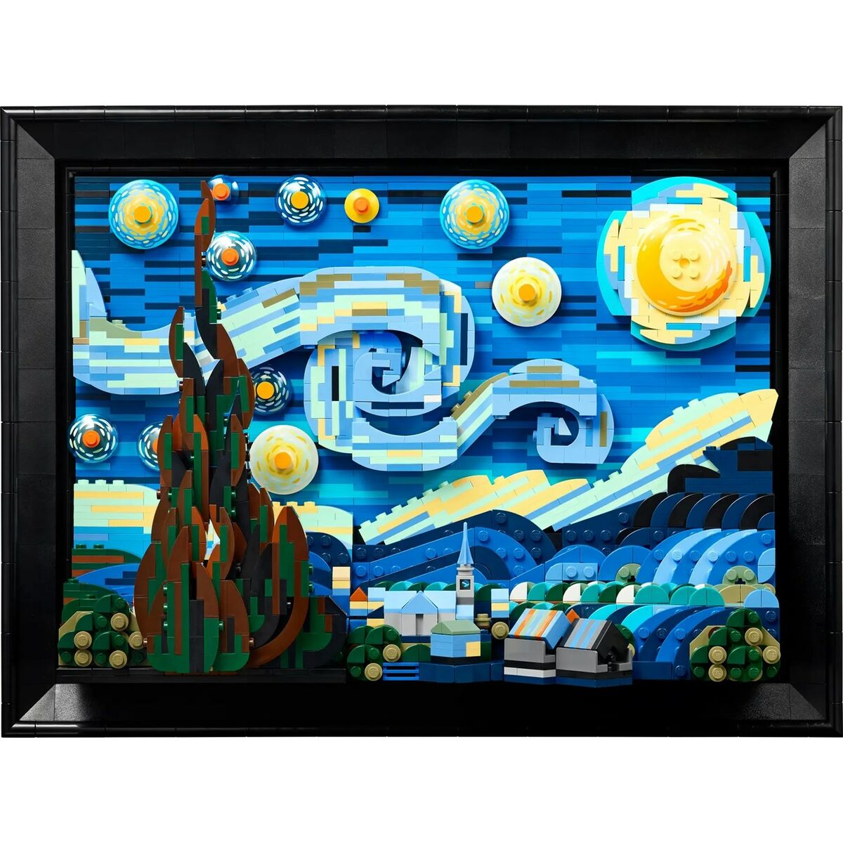 Playset   Lego The Starry Night - Vincent Van Gogh 21333         2316 Delar 38 x 28 x 12 cm - 5
