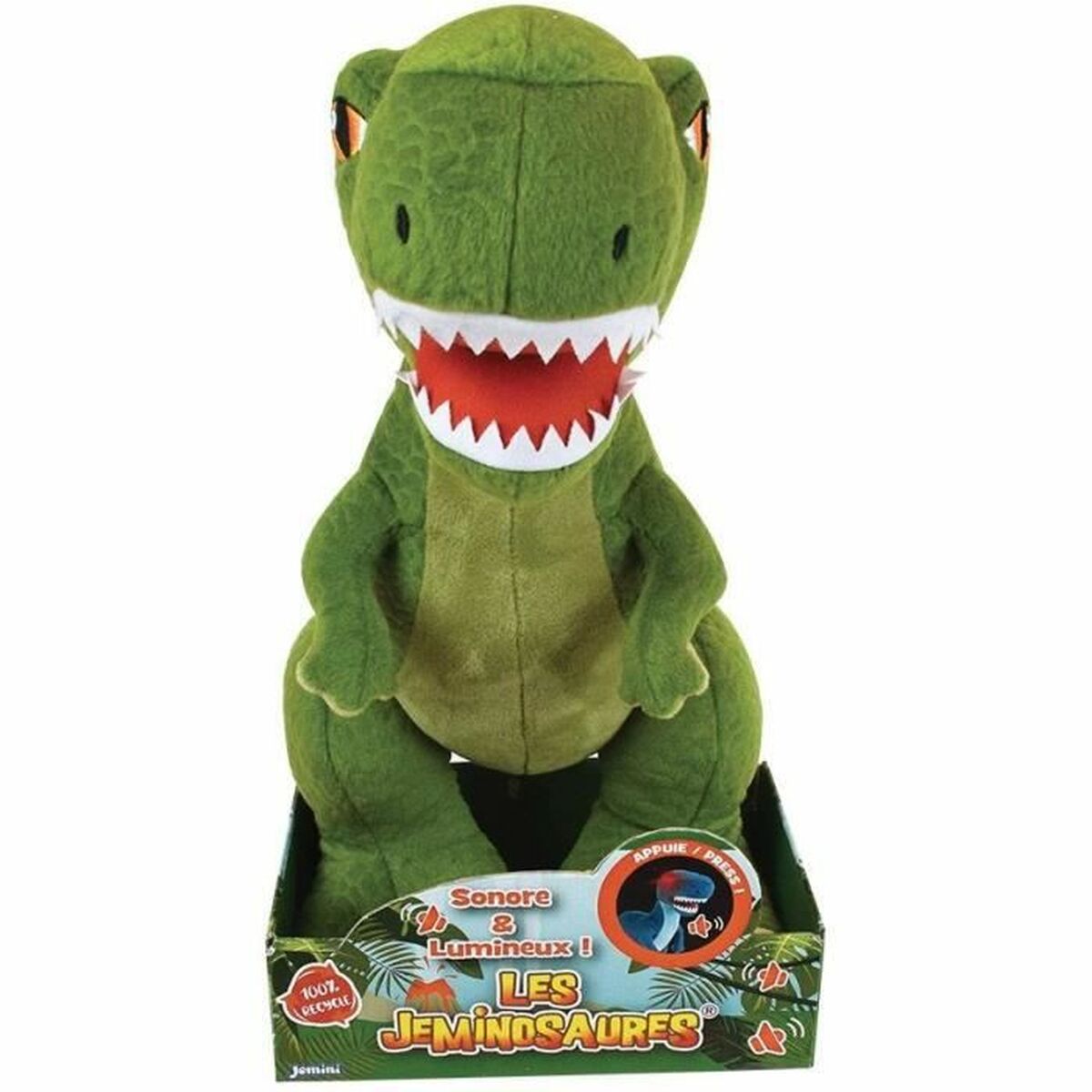 Mjukisleksak Jemini Dinosaurie LED Ljus med ljud
