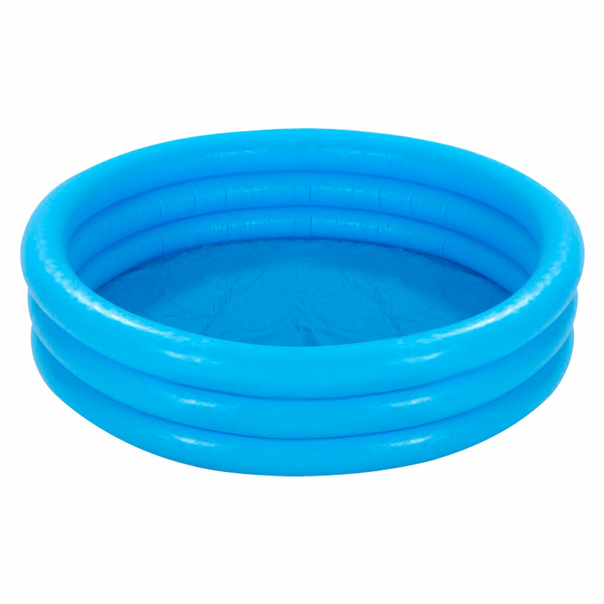 Uppblåsbar plaskpool för barn Intex Blå Ringar 581 L 168 x 40 cm (6 antal) - 4