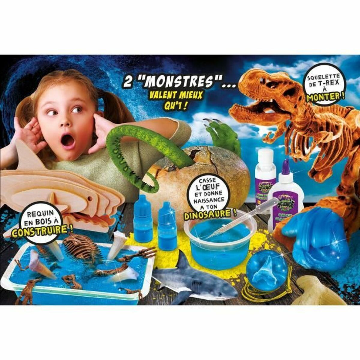 Vetenskapsspel Lisciani Giochi STEM dinosaur construction kit (FR) - 3