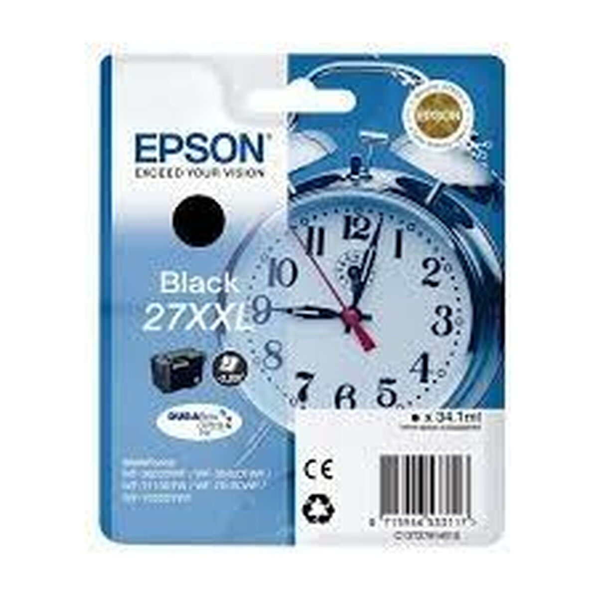 Original Bläckpatron Epson 27XXL Svart - 2