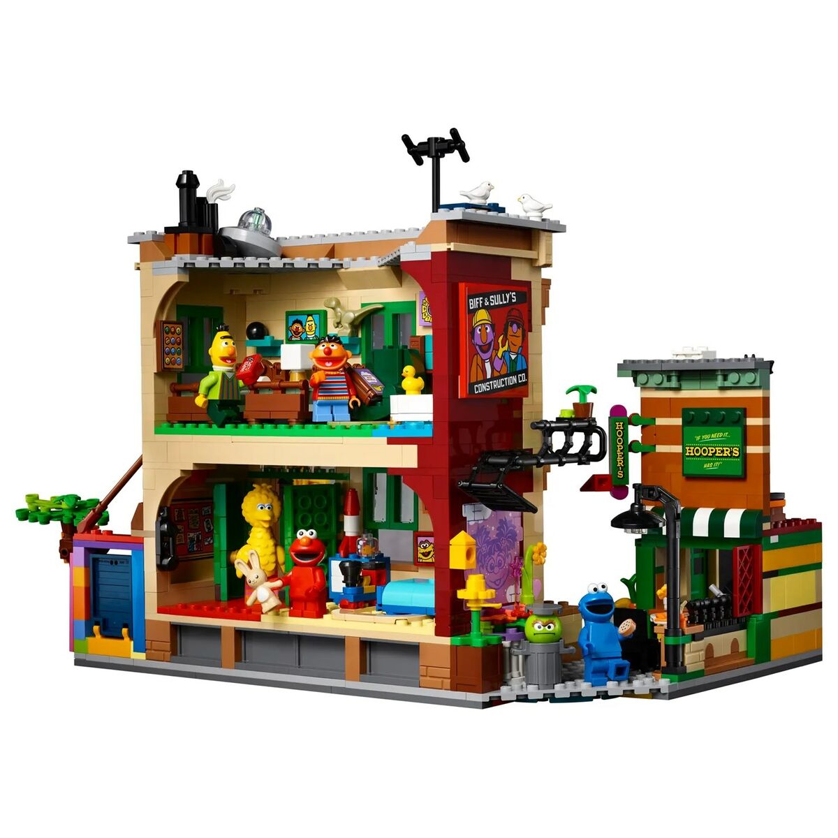 Byggsats Lego 123 CALLE SÉSAMO Svart 1367 Delar - 5