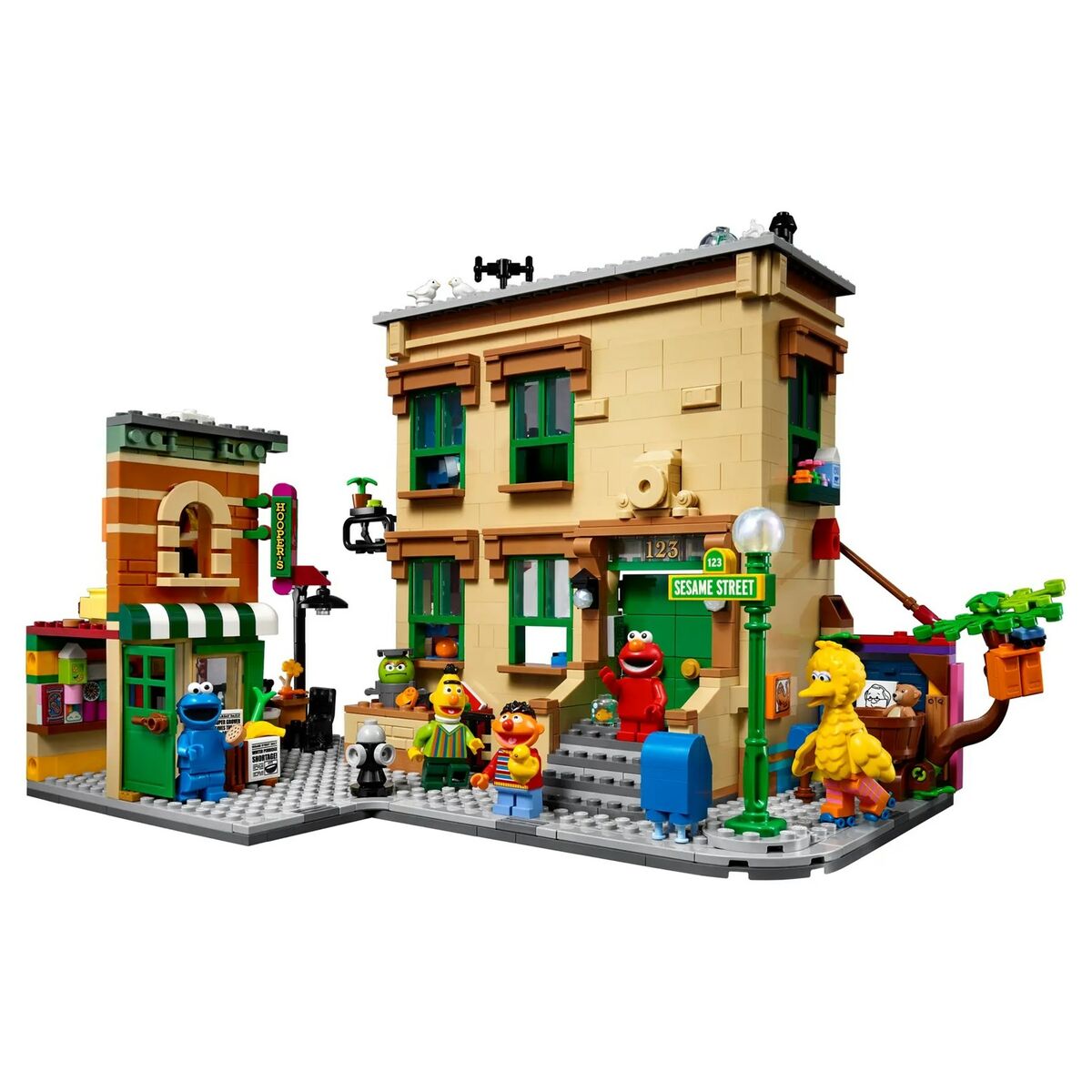 Byggsats Lego 123 CALLE SÉSAMO Svart 1367 Delar - 4