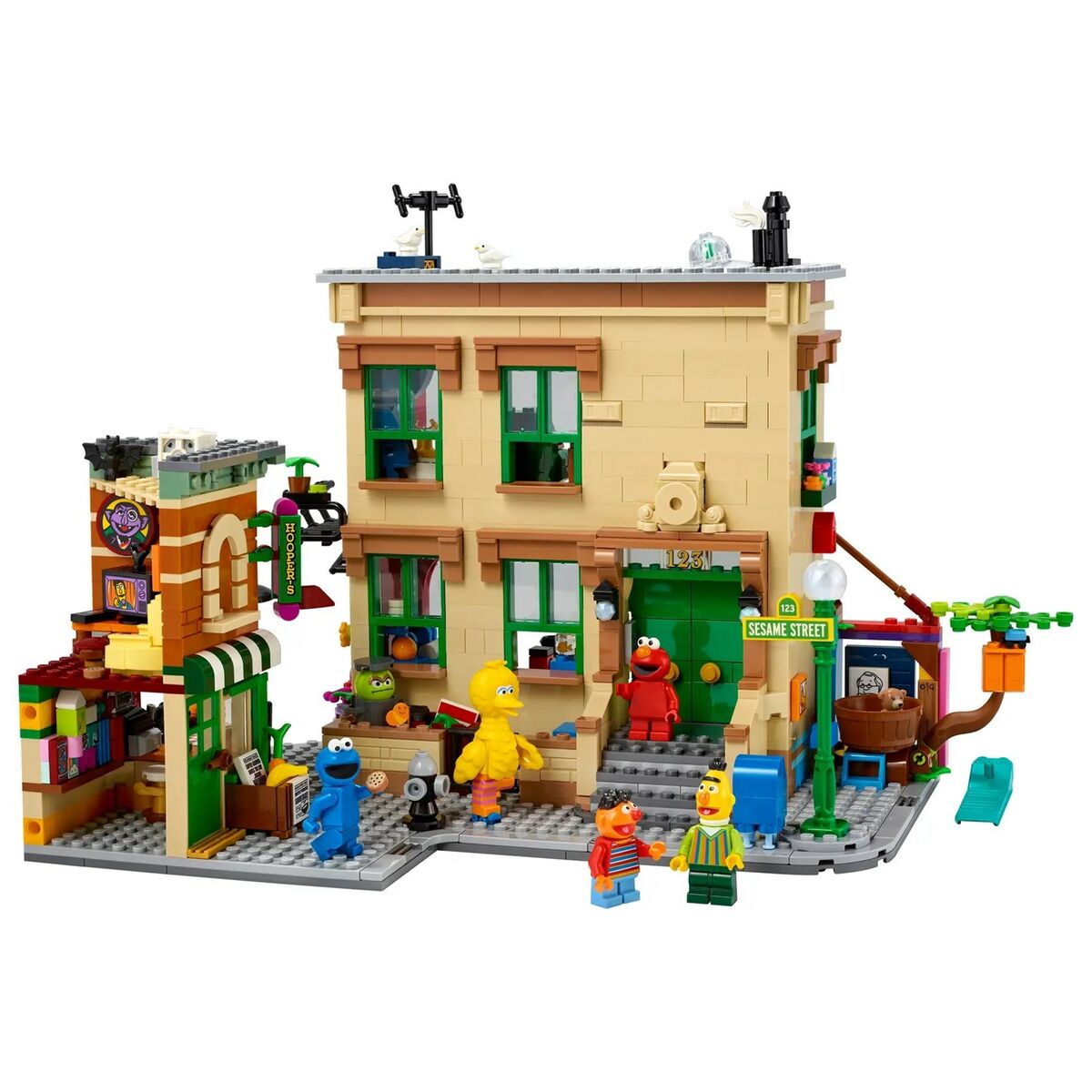 Byggsats Lego 123 CALLE SÉSAMO Svart 1367 Delar - 3