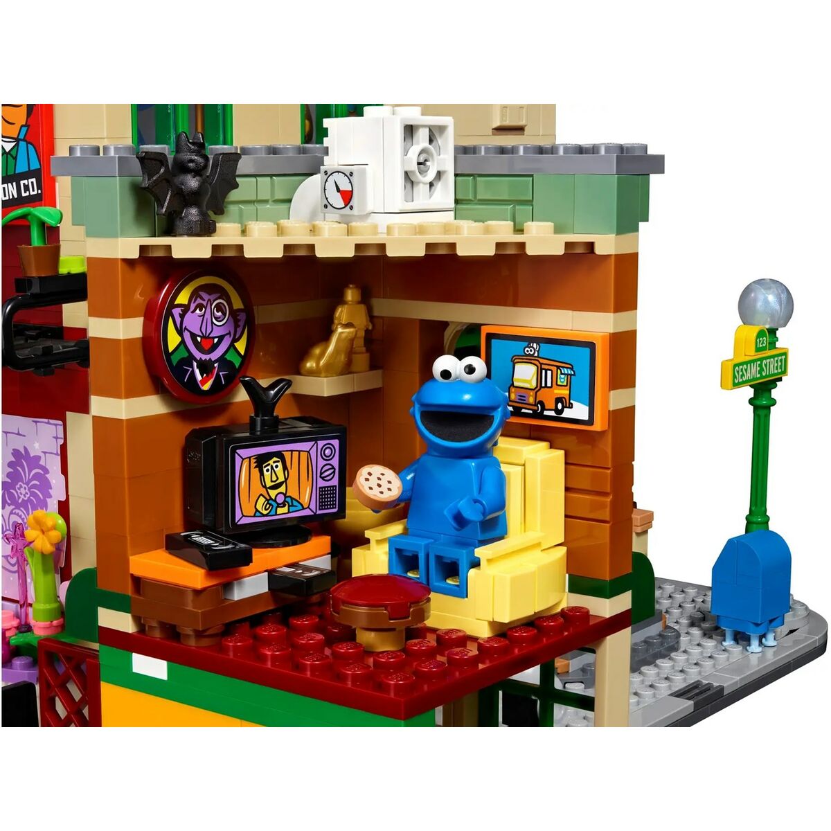 Byggsats Lego 123 CALLE SÉSAMO Svart 1367 Delar - 6