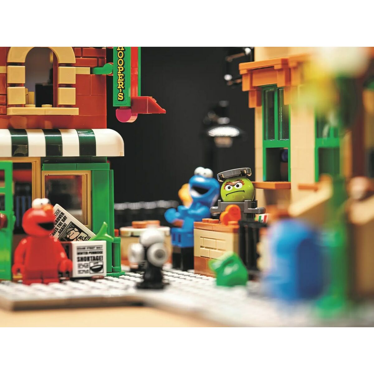 Byggsats Lego 123 CALLE SÉSAMO Svart 1367 Delar - 7