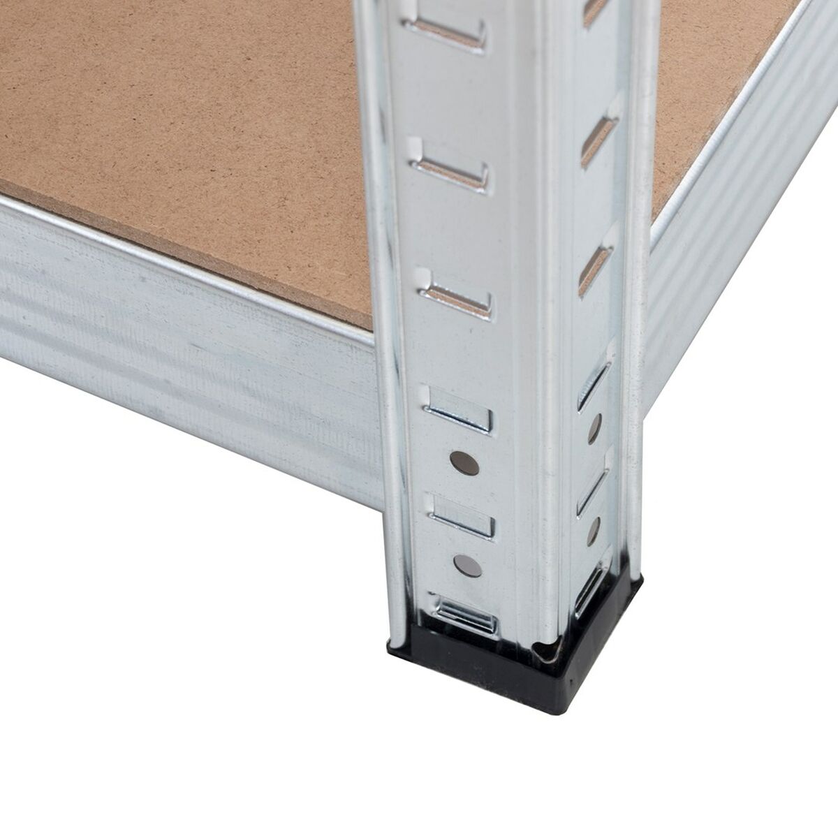 Bokhylla Greenblue GB378 180 x 90 x 40 cm Grå Galvaniserat stål Trä MDF 75 Kg - 4