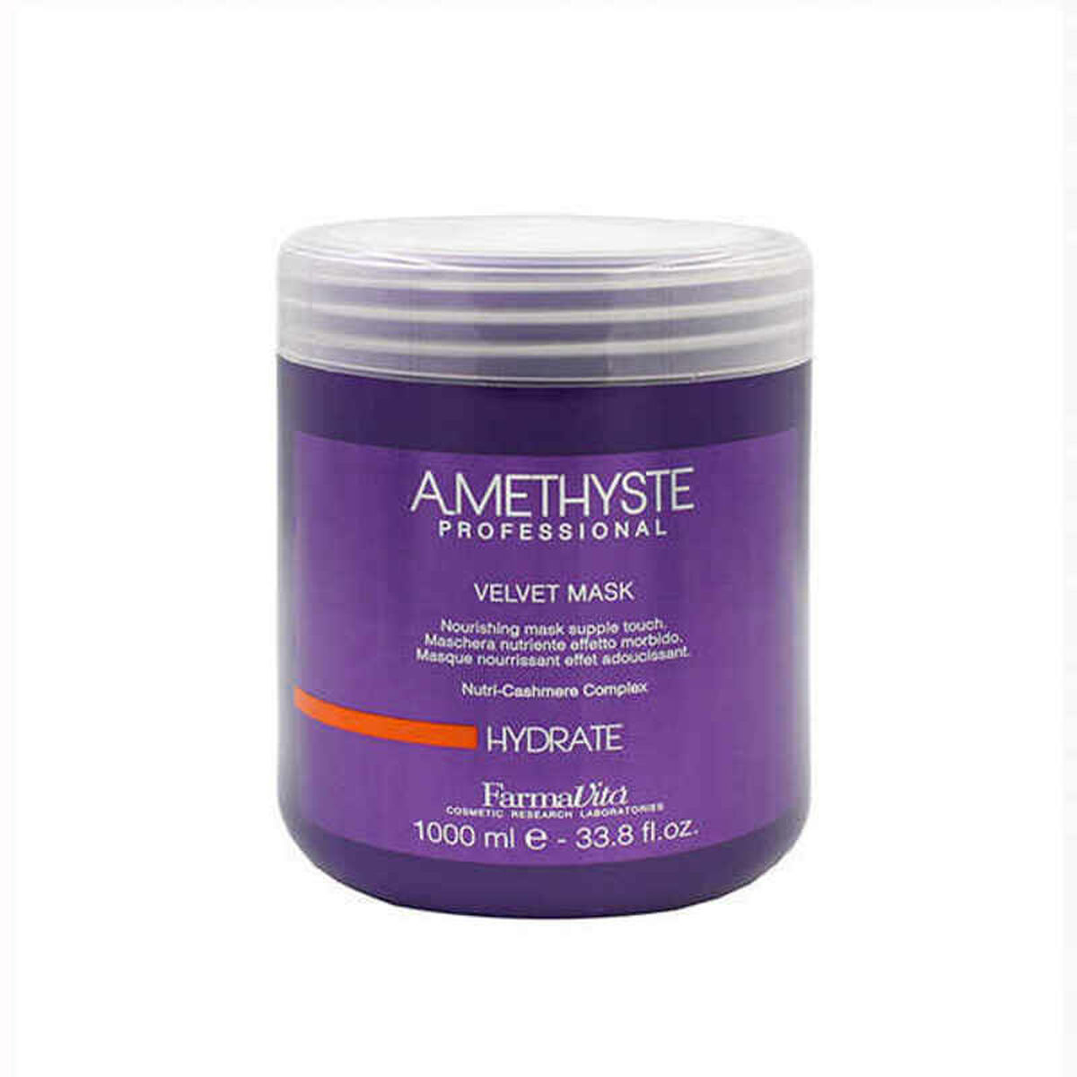 Vårdande hårinpackning Amethyste Velvet Hydrate Farmavita 1344-16089 (1L)