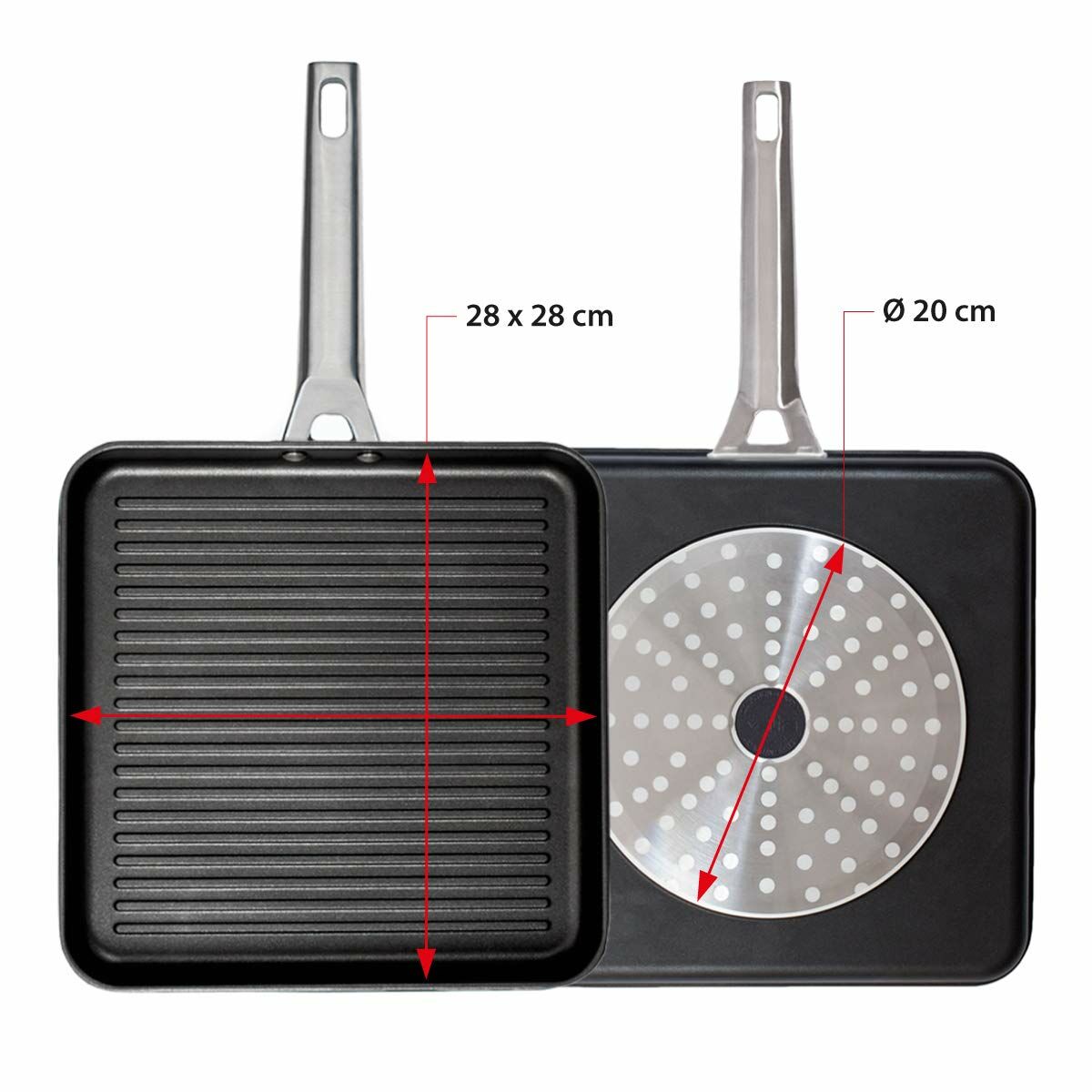 Barbecue Valira AIRE 28X28 Svart Aluminium Ø 28 cm - 2