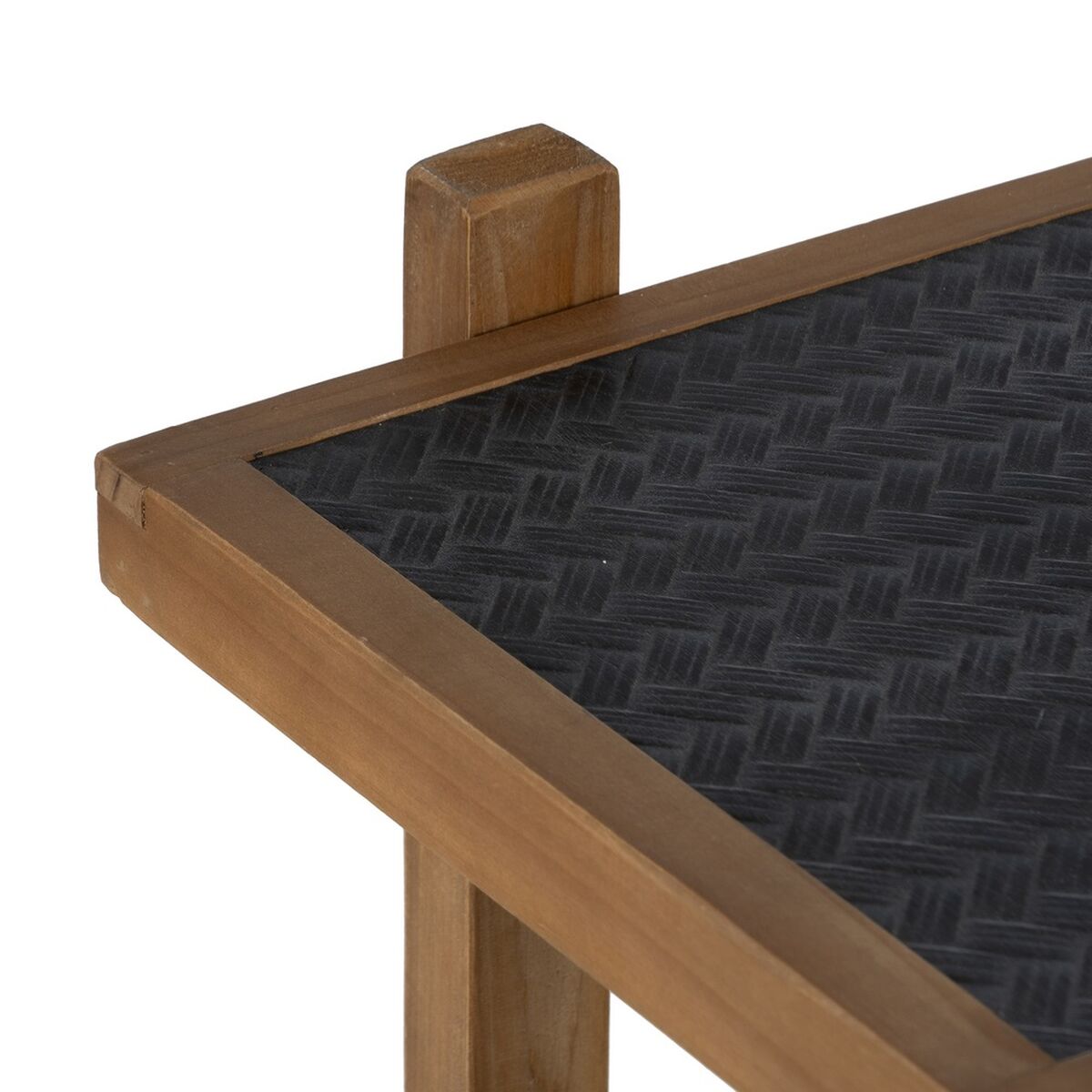 Bokhylla OSLO Svart Naturell Järn 107 x 40 x 80 cm - 8