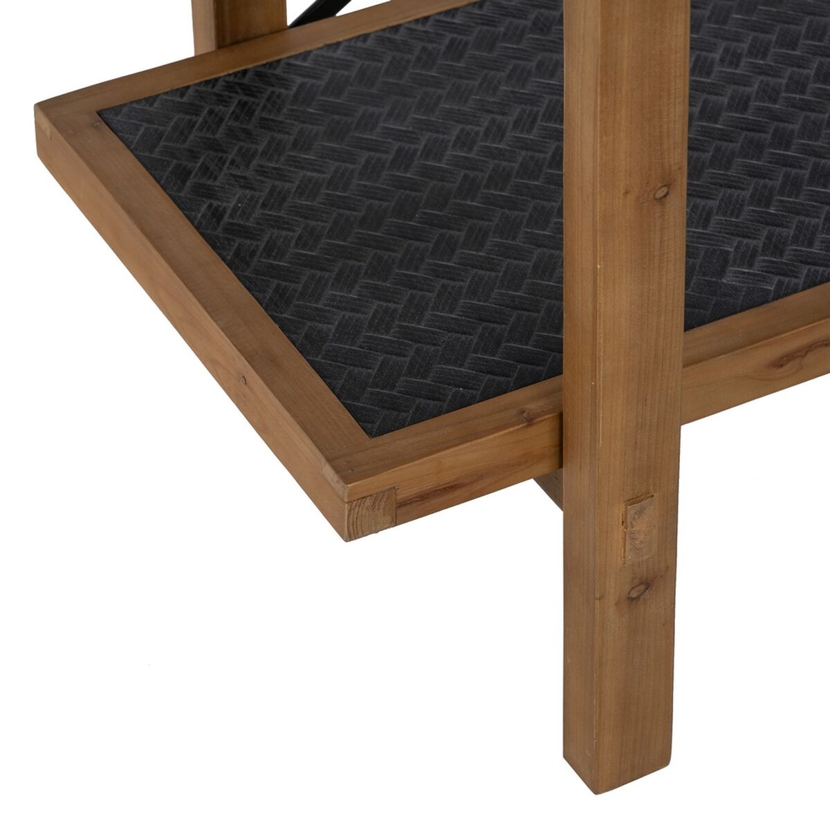 Bokhylla OSLO Svart Naturell Järn 107 x 40 x 80 cm - 6