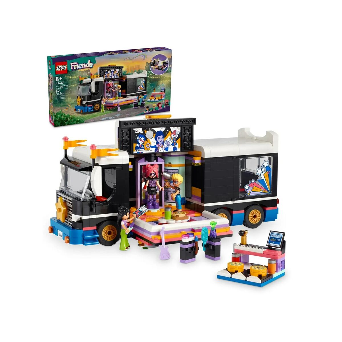 Byggsats Lego Estrella del Pop Autobús de Gira Musical Multicolour 845 Delar - 2