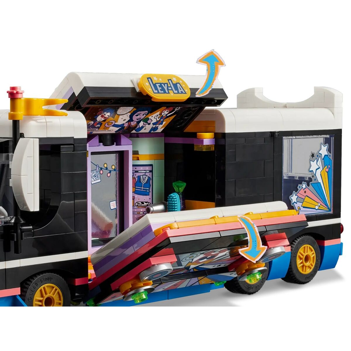 Byggsats Lego Estrella del Pop Autobús de Gira Musical Multicolour 845 Delar - 5
