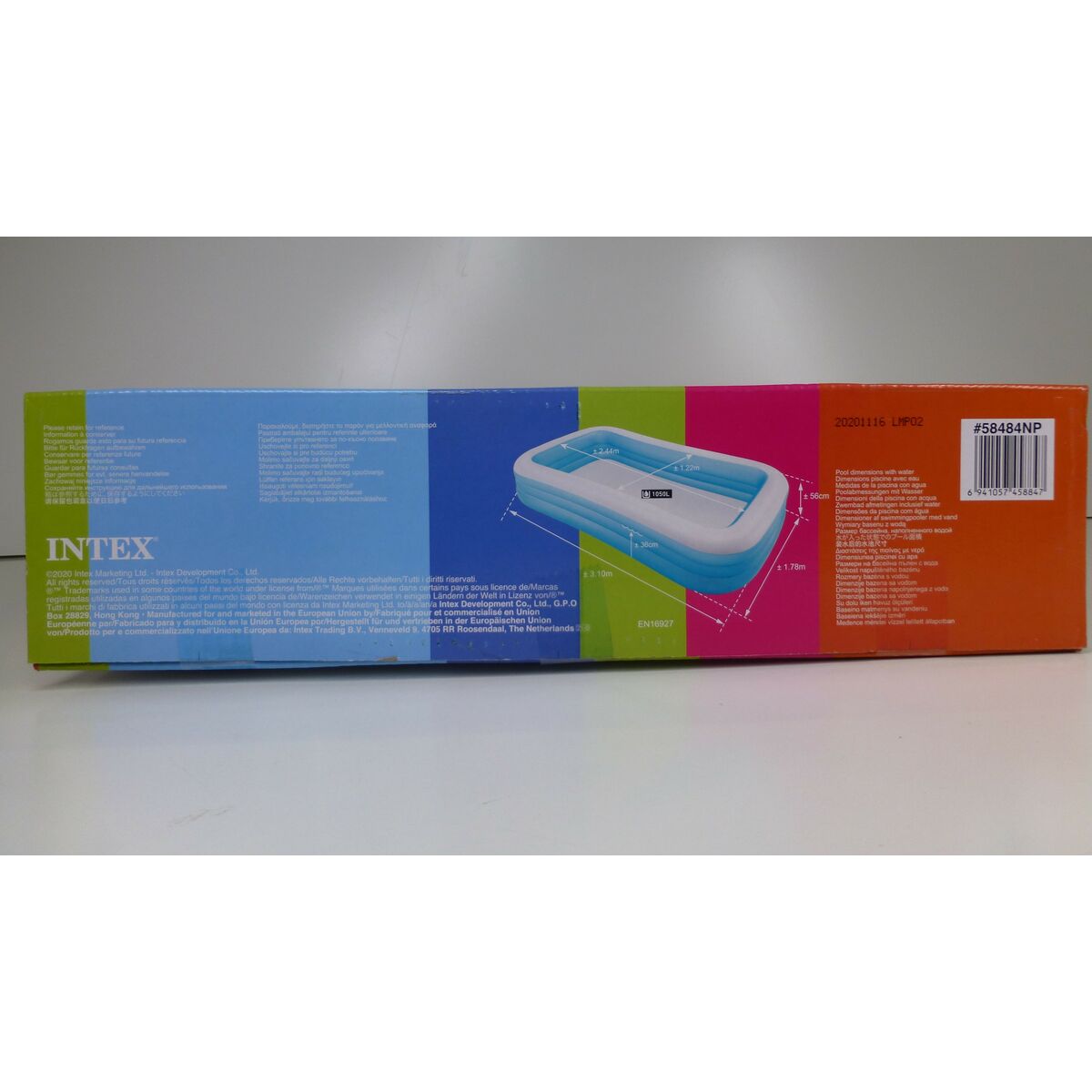 Upplåsbar bassäng Intex 58484 305 x 56 x 193 cm - 8
