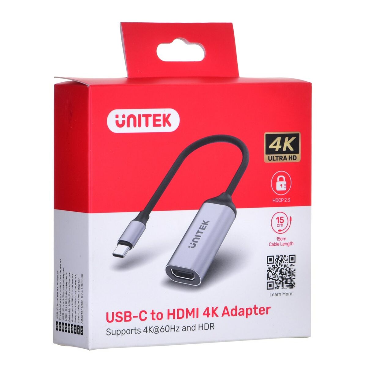 USB-C till HDMI Kabel Unitek V1420A Svart 15 cm - 5