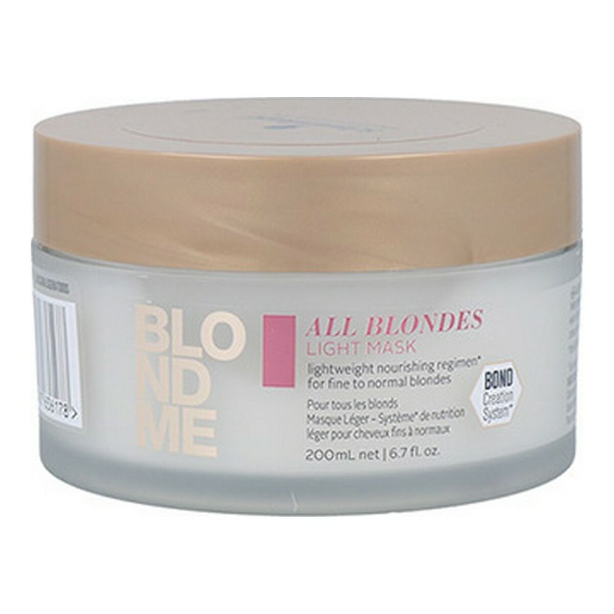 Hårinpackning Blondme Keratin Restore All Blondes Schwarzkopf (200 ml)