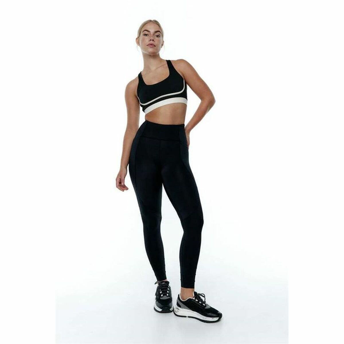 Sport-topp, Dam Black Limba Tao  Svart - 4