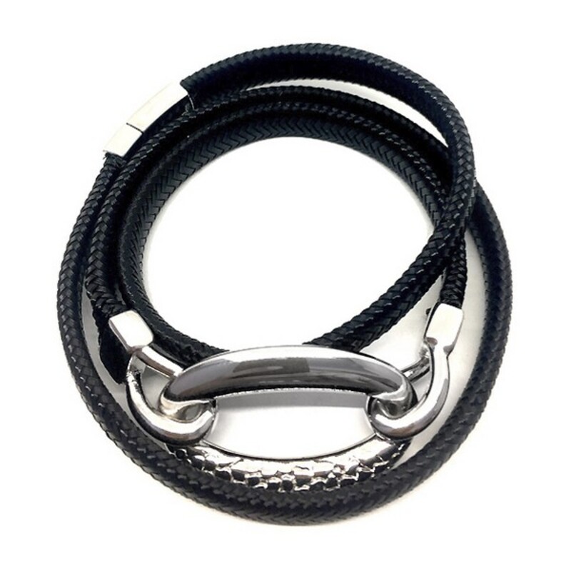 Damarmband Panarea BR3GN Svart Silver Silvrig (52 cm) - 2
