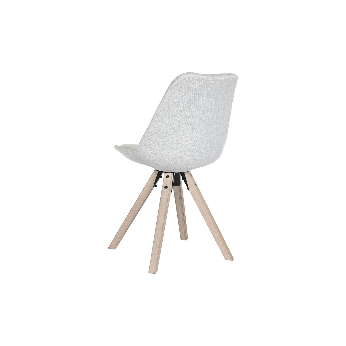 Matsalsstol DKD Home Decor Polyester Ljusgrå Tölgy (48 x 44 x 84 cm) - 7