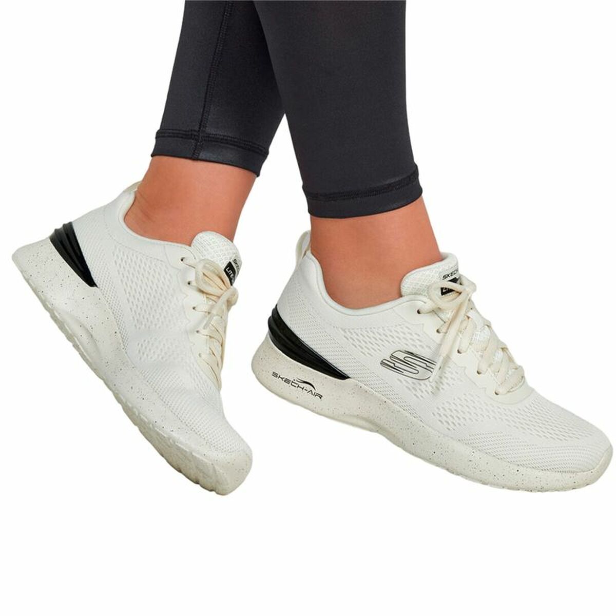 Gymnastiksko, Dam Skechers Skech-Air Dynamight Vit - 5