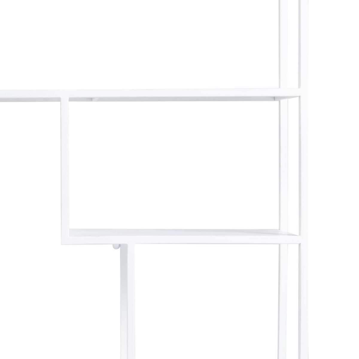 Bokhylla SQUARE Metall Vit 80 x 26 x 180 cm - 4
