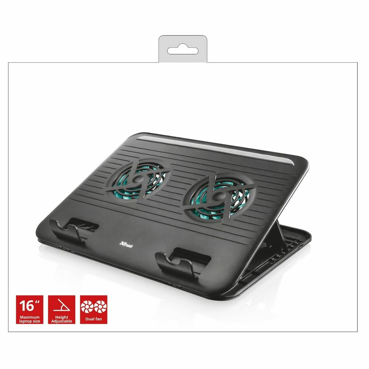 Kylplatta till laptop Trust 17866 Svart - 2