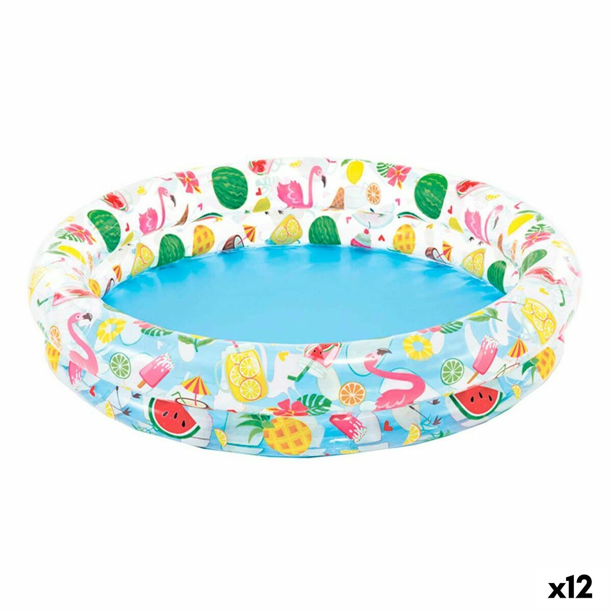 Uppblåsbar plaskpool för barn Intex Tropiskt Ringar 150 l 122 x 25 cm (12 antal) - 9