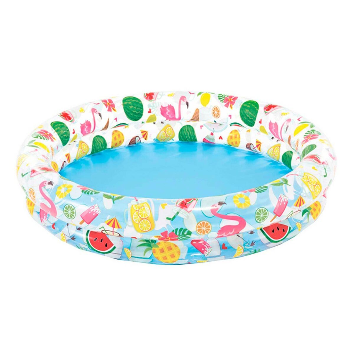 Uppblåsbar plaskpool för barn Intex Tropiskt Ringar 150 l 122 x 25 cm (12 antal) - 10