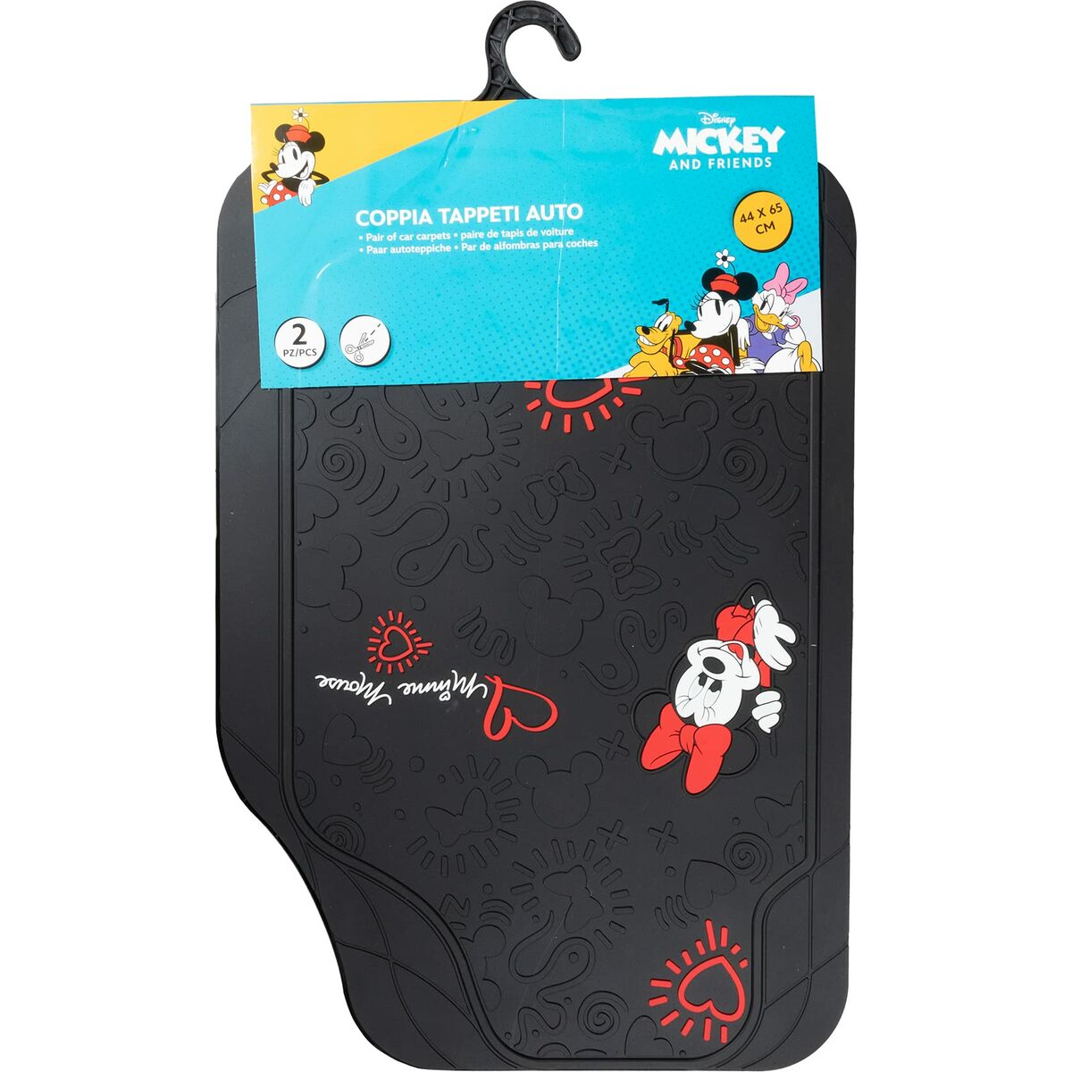 Set med bilgolvmattor Minnie Mouse CZ10901 Svart - 7