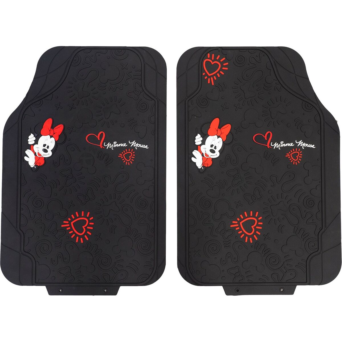 Set med bilgolvmattor Minnie Mouse CZ10901 Svart - 5