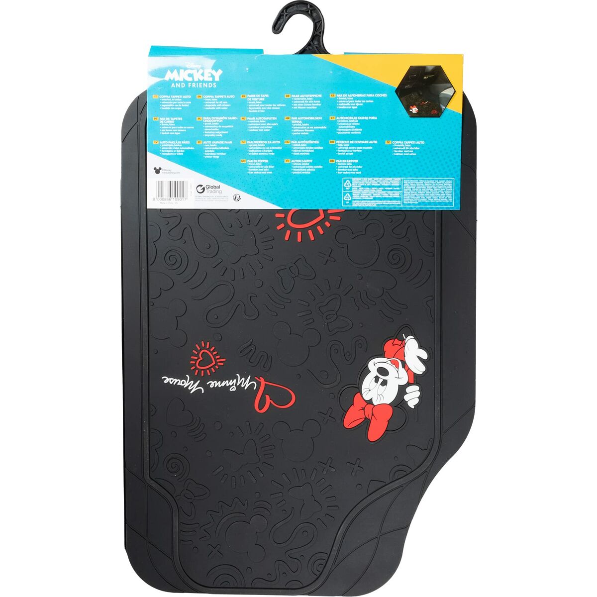 Set med bilgolvmattor Minnie Mouse CZ10901 Svart - 8