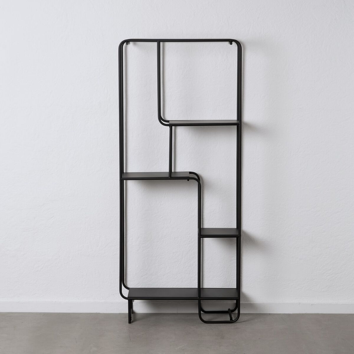 Bokhylla Svart Järn 76 x 30 x 180 cm - 2