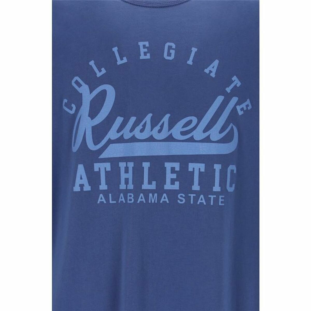 T-shirt med kortärm Russell Athletic Amt A30211 Blå Män - 7