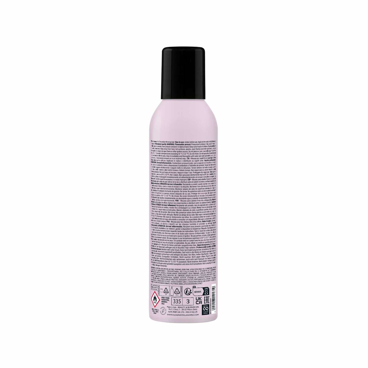 Formgivande mousse Alfaparf Milano STYLE & CARE 250 ml - 2