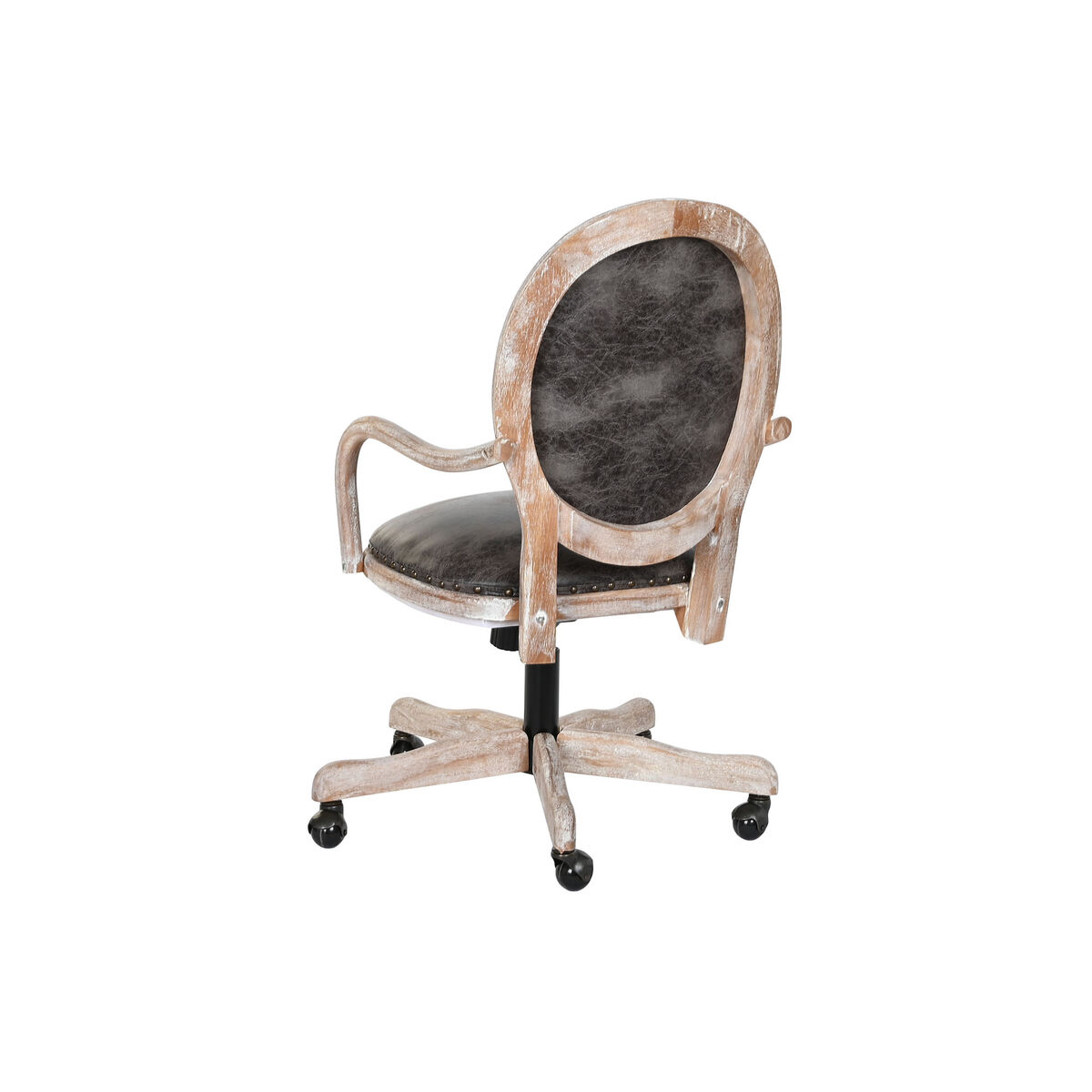 Matsalsstol DKD Home Decor Svart Mörkbrun 52 x 50 x 88 cm - 8