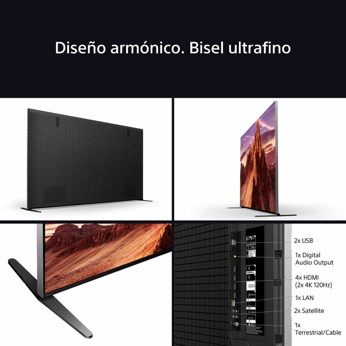 Smart TV Sony K85XR90PAEP 4K Ultra HD 85" QLED - 7