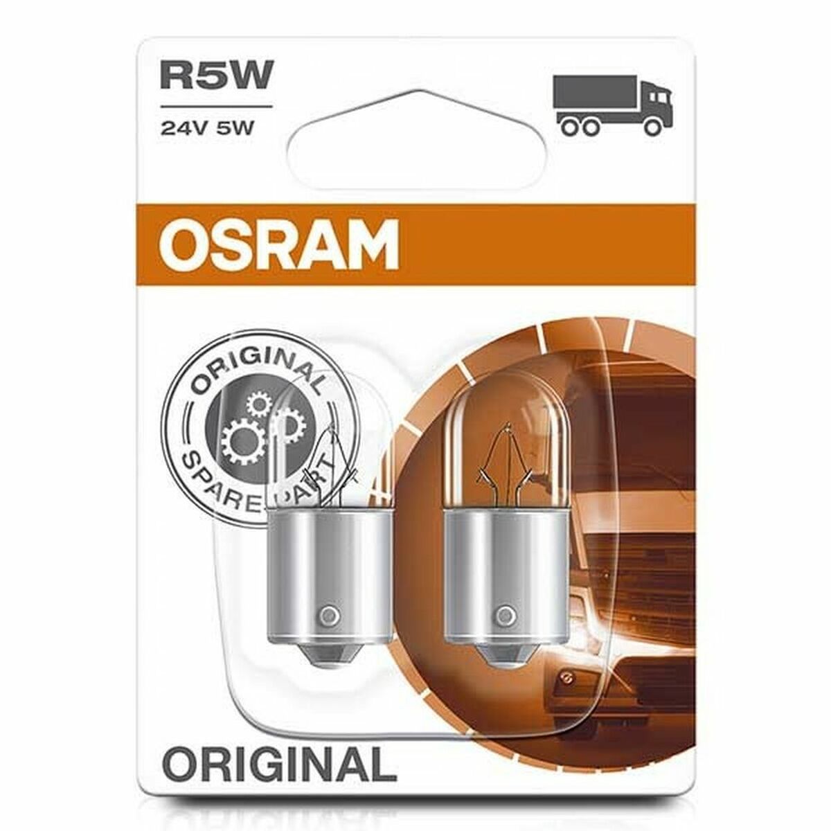 Glödlampa för bil Osram OS3930-02B 4W Lastbil 24 V BA9S - 3