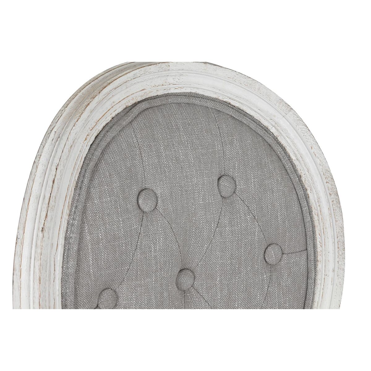 Kontorsstol DKD Home Decor Vit Ljusgrå 52 x 50 x 88 cm - 2