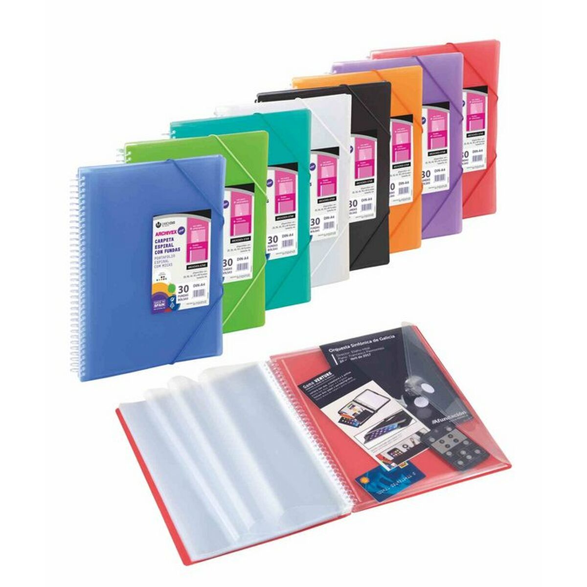 Sorteringsmapp Carchivo Archivex-Star Transparent A4 - 2
