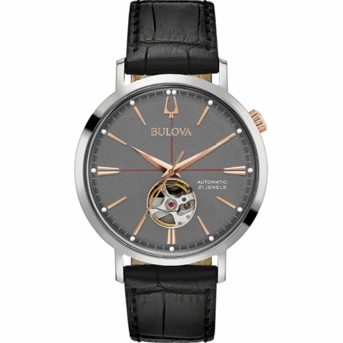Herrklocka Bulova 98A187 Svart Grå - 3