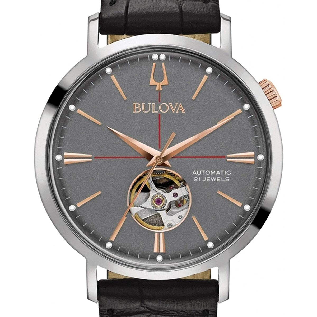 Herrklocka Bulova 98A187 Svart Grå - 5