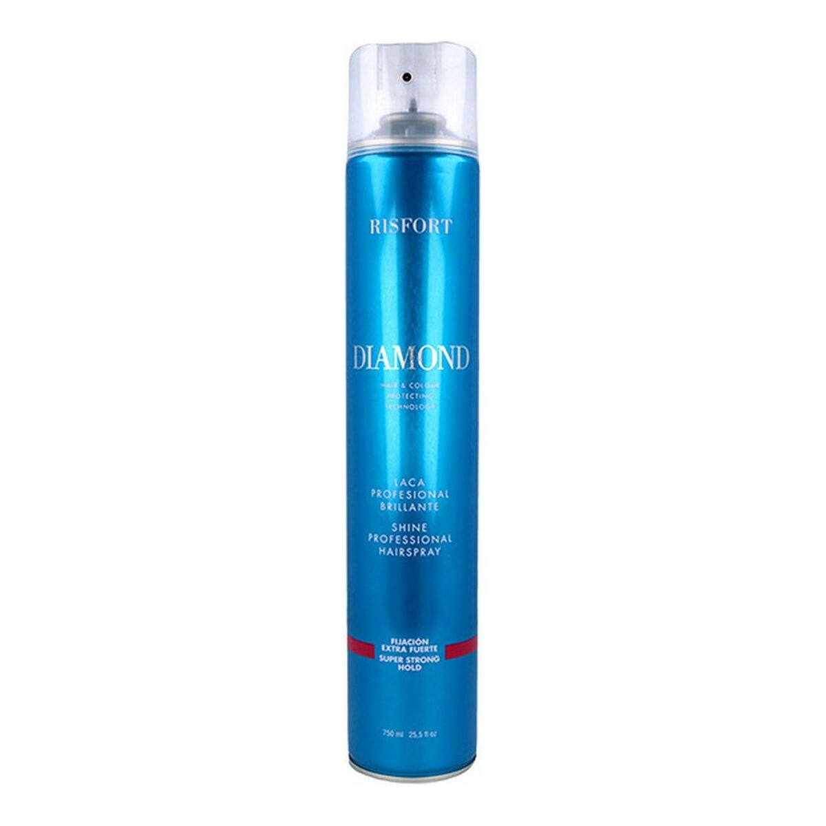 Extra fast håll hårspray Diamond Risfort Diamond Laca/Spray (750 ml)