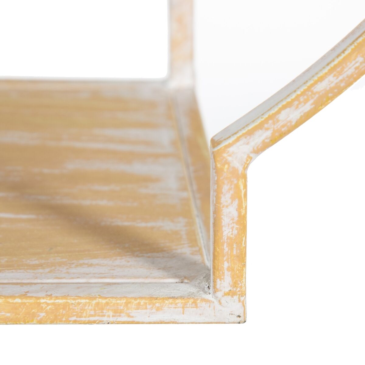 Bokhylla 49 x 13,5 x 64 cm Naturell Metall Vit - 3